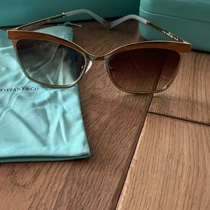 Tiffany gold sunglasses